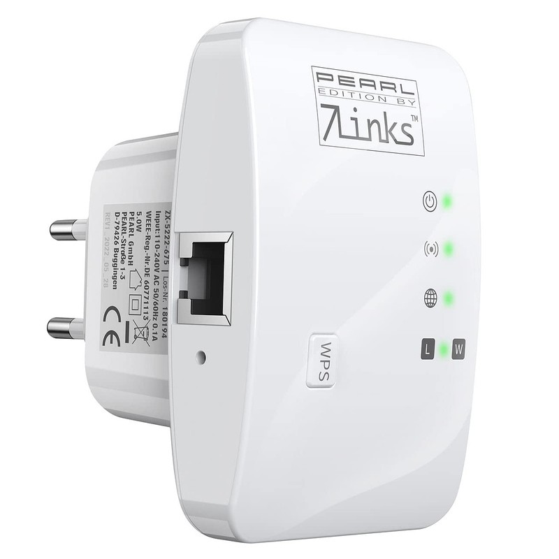 7links Internet Amplifier: Mini WiFi Repeater with WPS Button, 300