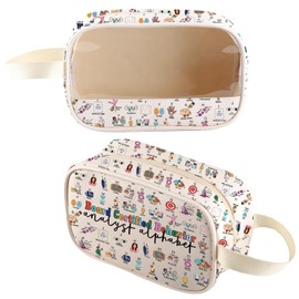 Board Certified Behavior Analyst Gift BCBA Clear Makeup Pouch Behavior Therapist Appreciation Gift (BCBA Clear Bag)