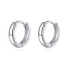 Reffeer 925 Sterling Silver Small Round Hoop Earrings for Women