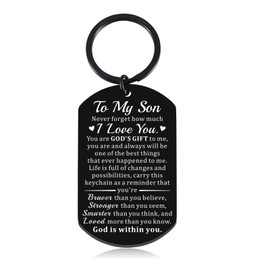 To My Son Gifts from Mom and Dad - Young Men's Gift for Age 20s, Birthday, College, Christmas Stocking Stuffer for Adult Son