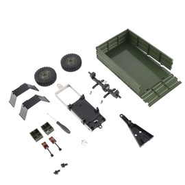 RC Car Trailer Remote Control Cargo Carrier for P06 Unimog Model RC Car Spare Parts Accessories Green