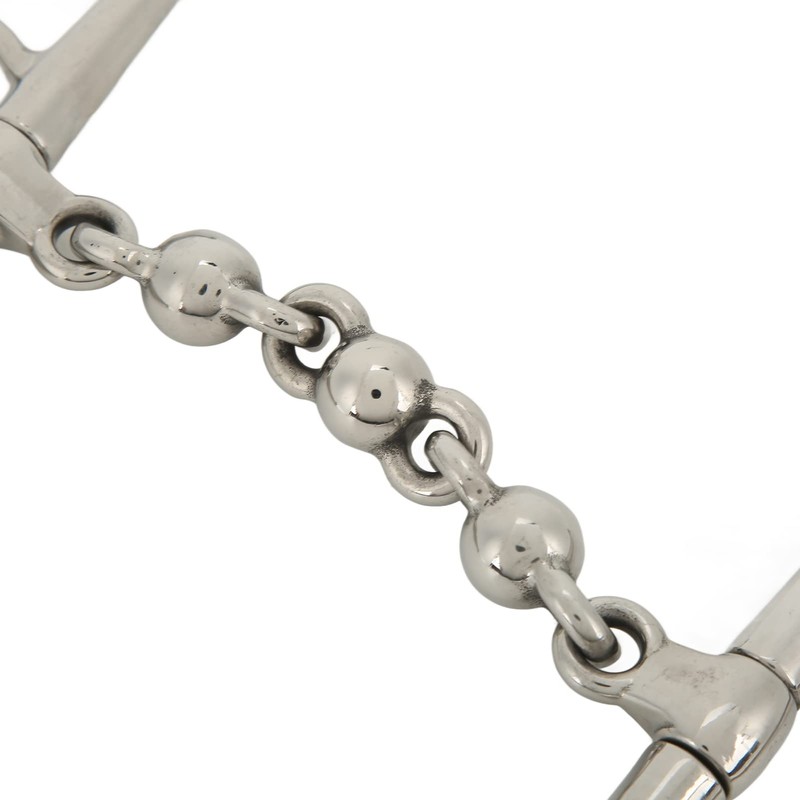 135mm Stainless Steel Horse Mouth Bit Full Cheek Snaffle Bit