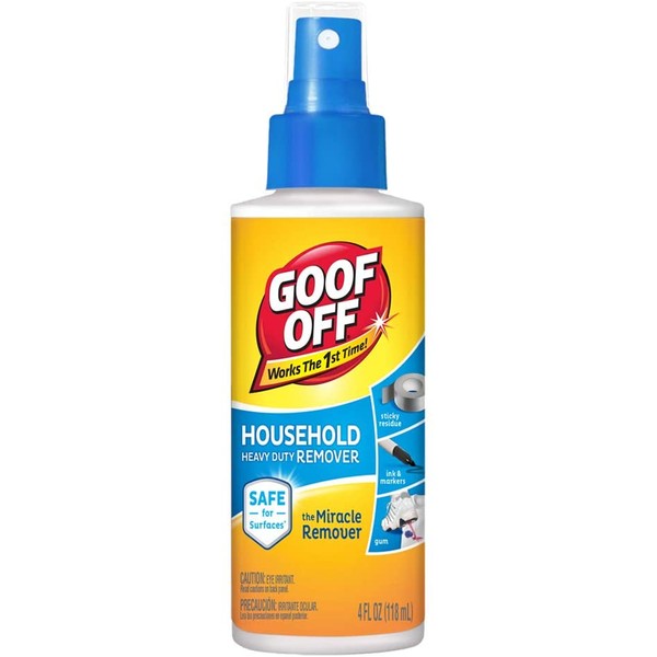 Goof Off - Household Heavy Duty Remover for Spots, Stains, Marks, and Messes – 4 fl. oz
