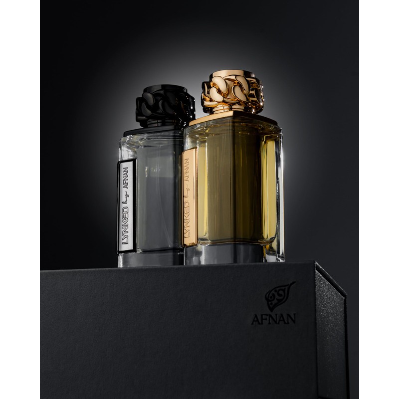 Afnan Lynked Freedom (Black) For Men Eau De Parfum, 3.4