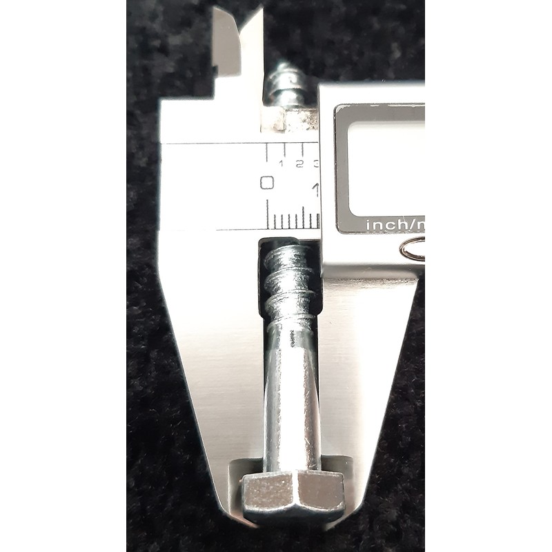 Coach Wood Screws Hex Head Width 13mm Zinc Plated Steel