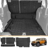 HUYINPJ Cargo Mat Backrest Mat Compatible with 2021-2024 Jeep Wrangler