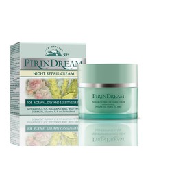 Regenerating Night Repair Cream (Anti-Wrinkle) with Wild Yam Root and Dermaxyl - No Animal Testing - 50 ml