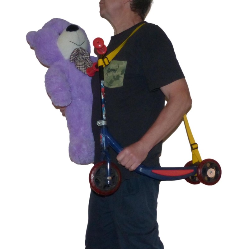 Children and Micro Scooter Carry and Pull Strap: Handlebar Reins
