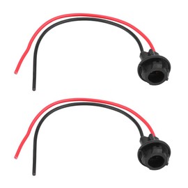 Chazcool License Plate Light Socket, T10 168 194 Side Marker Socket, 2 Pcs License Plate Socket