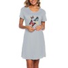 ENJOYNIGHT Womens Nighties Short Sleeve Nightshirt Soft Nightdress for Ladies