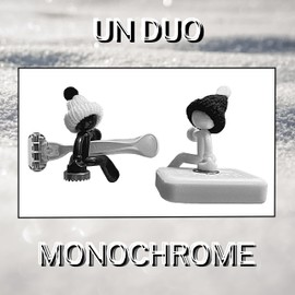 Duo Monochrome Original Soap Holder Magnet Shaving Holder for Sink Shower Tea Towel Holder Fridge Kitchen Gadget Unusual Gift Idea Unique Emoji 3D Magnet