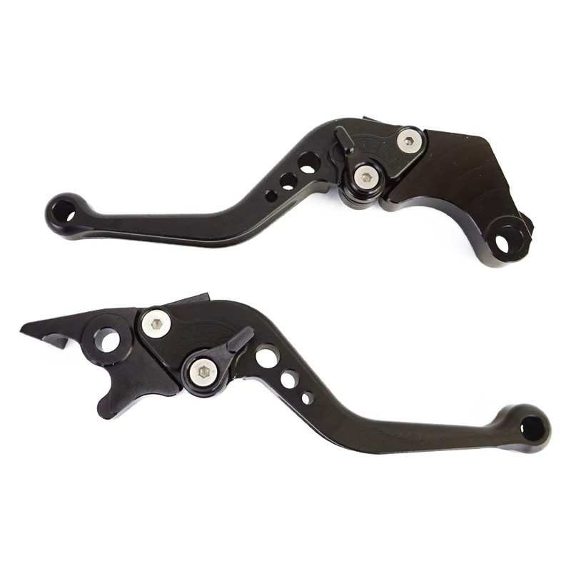 H21m2ALL Black Matte Honda Brake Clutch Levers with 6 Adjustments