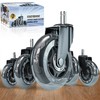 Office Chair Wheels, Heavy-Duty Caster Wheels 3 Inch, Replacement Wheels