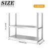 DSVONAUS Ceiling Shelf, Floating Shelves Kitchen Storage Rack, Industrial Ceiling