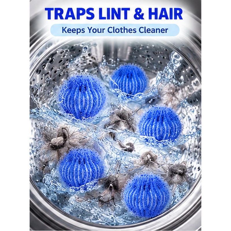 12 pcs Reusable Pet Hair Remover Laundry Balls for Washing