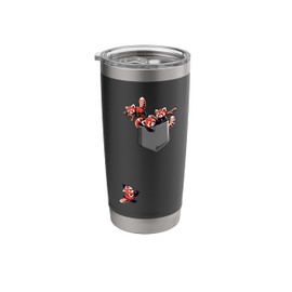 Pocket Red Panda Cute Animal Art Red Panda Lover Stainless Steel Insulated Tumbler