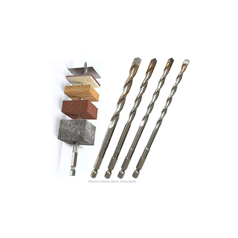 Armeg 8.0mm Twister Multi Material Drill Bit