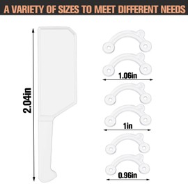Maitys 2 Sets Nose Up Lifting Shaper Clip - Silicone Beauty Tool for Wide Nose - Invisible Slimming Device With Inserts (Transparent White)