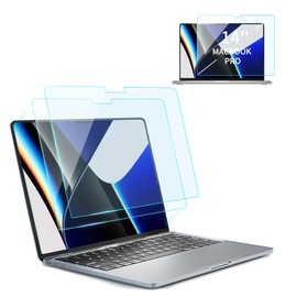 Seorsok 2-Pack High Definition Anti Blue Light Screen Protector for Mac Pro 14 in (2021-2024,M1,M2,M3,M4),A2442,A2779,A2918,Anti Glare Filter & Uv Blocker Shield Cover Eye Protection for Mac Laptop