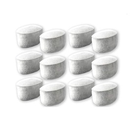 Charcoal Water Coffee Filter Cartridges, Replaces Calphalon Style Water Coffee Filters- Set of 12