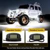 Hovano 8 Pods White Rock Light Kit with Wired Switch