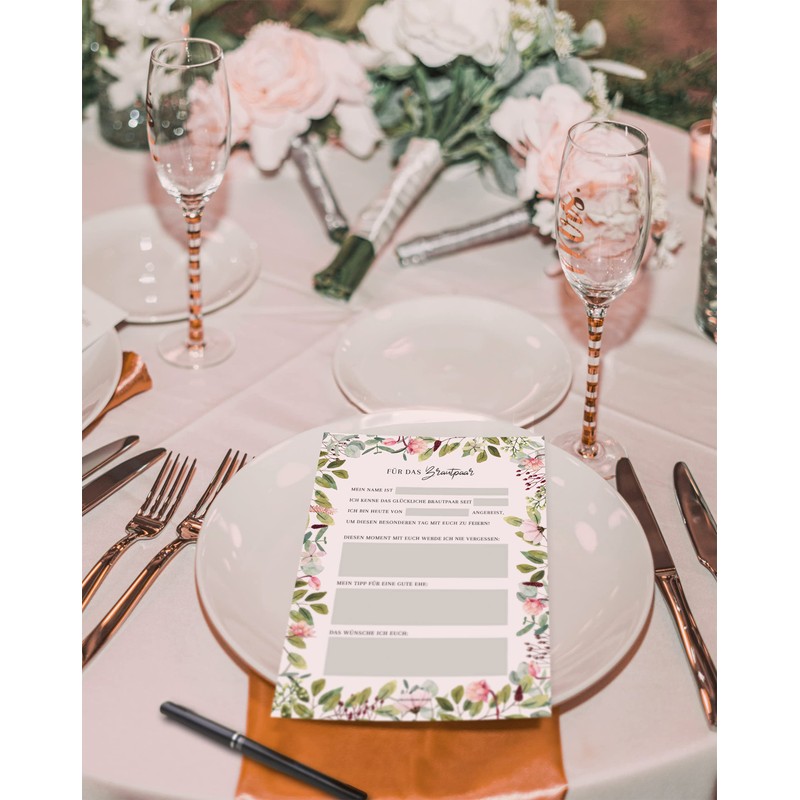 CreativeRobin Wedding Wishes for the Bride and Groom, Wedding Game