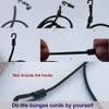 Huouo 1/4" Elastic Bungee Shock Cords, 50 Feet Marine Grade