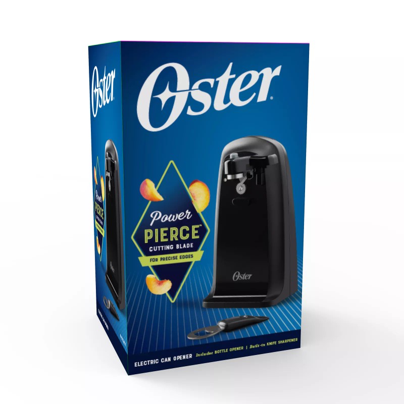 Oster Electric Can Opener with Power Pierce Cutting Blade for