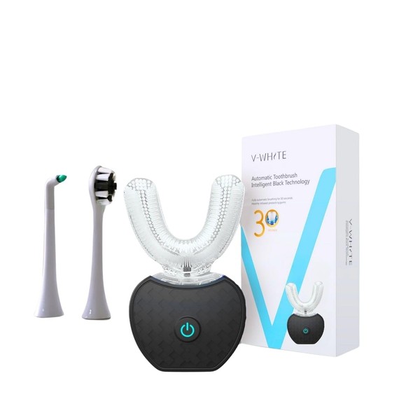 V-WHITE Ultrasonic U-Shaped Toothbrush for Teeth Whitening, Electric Toothbrush For