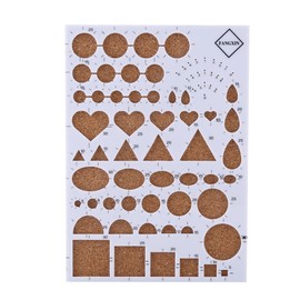 Zerodis 4 Colors Paper Craft Template Board Tweezer Pins Slotted Pen Quilling Tools Kit (White)