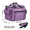 CAB55 Sewing Machine Case, Sewing Machine Carrying Bag with Removable