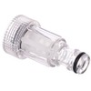 Clear Plastic Pressure Washer Inlet Filter 3/4" Garden Hose Hozelock