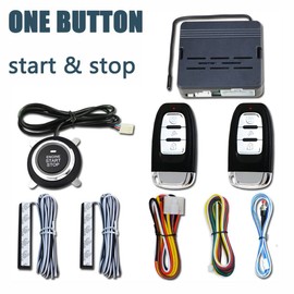 Riloer Car Keyless Input Motor Start, Remote Start, Range 164 Ft, Lock/Unlock Control For 12 V Cars