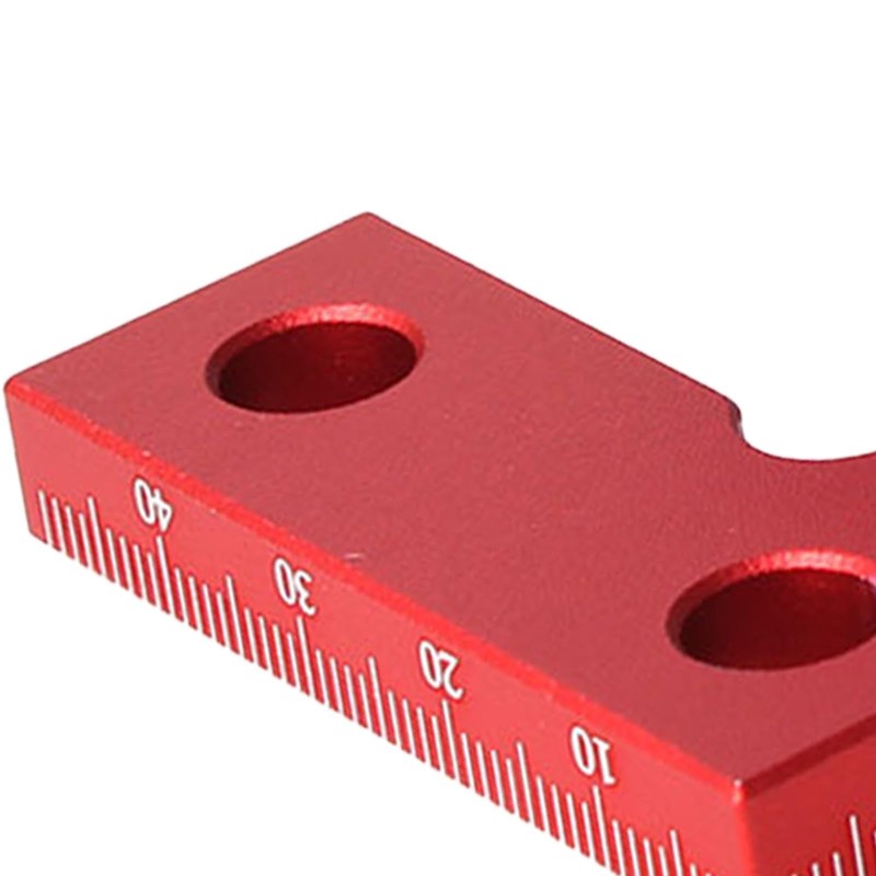 Mini Small Square Center Finder Tool, Aluminum Alloy 90 Degree