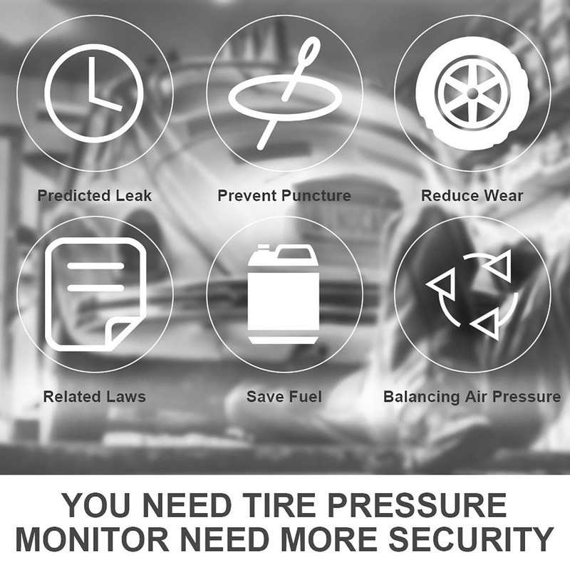 Tire Pressure Sensor,USB Tire Pressure Monitor System TPMS Internal Sensors