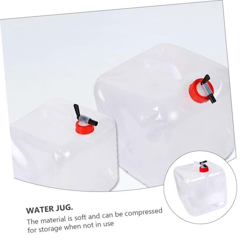 KICHOUSE Portable Water Container Camping Water Tank Pe Pp Material