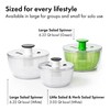 OXO Good Grips Little Salad & Herb Salad Spinner, Fruit