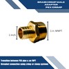 10 Pieces XFITTING 1" Pex x 1" Male NPT Adapter,