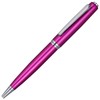 Lanier Purple Clara Ballpoint Pen - Glossy Clear Body with