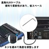 NCGGGY Microphone Cable, 360 Degree Rotating Right Angle XLR Cable,