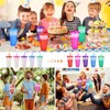 Colour Changing Cups Tumblers with Lids & Straws - 5