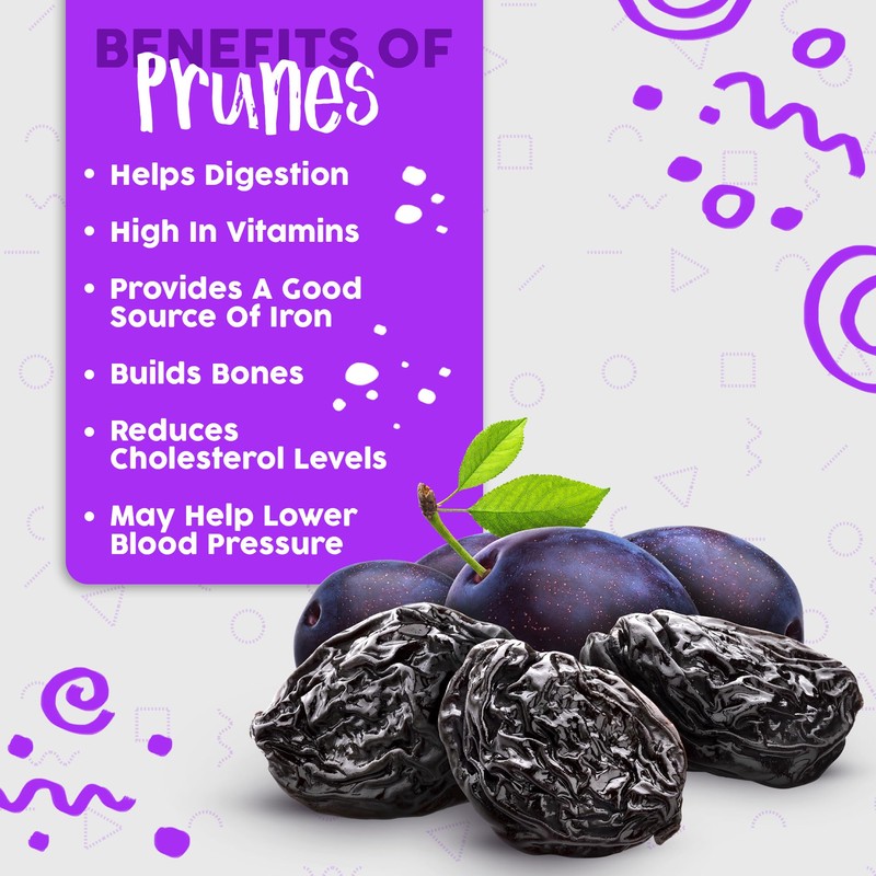 Dorrel Dark Chocolate Covered Dried Prunes - Nutritious and Sweet