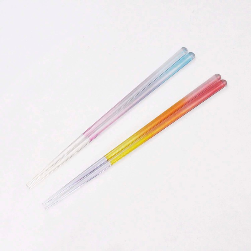Ishida 63176-1 Capi Gift Tropical Blue x Pink Chopsticks Rest