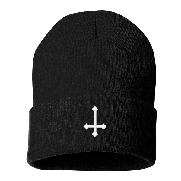DSY Lifestyle Upside Down Cross Unisex Beanie Hat - Upside