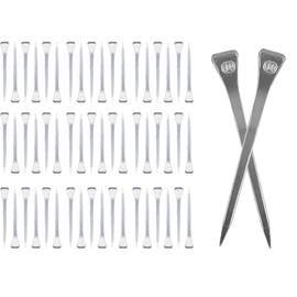Fvokle 50 Pcs 2 Inches Horseshoe Nails,E5 Horseshoe Nail,Suitable for Stained Glass, Crafts, Horse Training Equestrian Sports