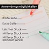 OfficeTree 16 Mini Alcohol Marker Pens - Pastel Colours -
