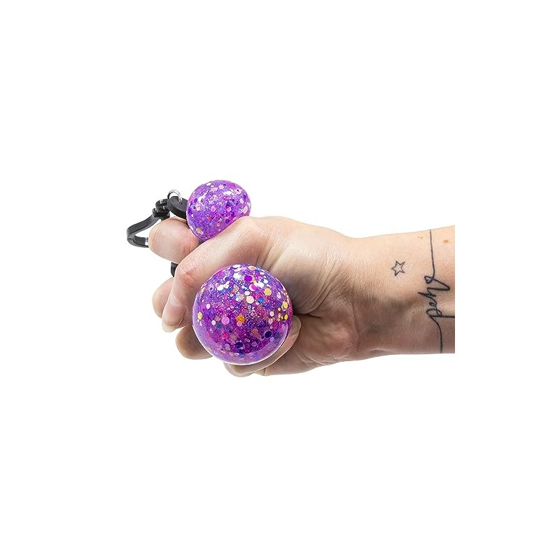 Tobar SCRUNCHEMS FUSION STRESS SQUISH BALL KEYRING Toy