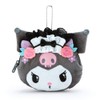 Sanrio Kuromi Face Shaped Mini Pouch (Tsundere Cafe)
