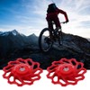 Bicycle Ceramic Pulley, 2 Piece Ceramic Pulley Aluminum Alloy Rear