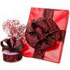 Valentine's Day Hearts Wired Ribbon – 2 1/2" x 10
